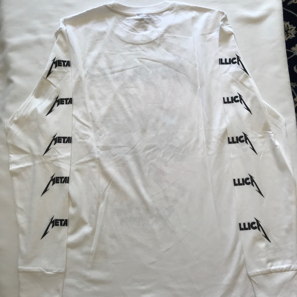 H&M METALLICA Long Sleeve T-shirt NEW M, L, XL - Picture 8 of 8
